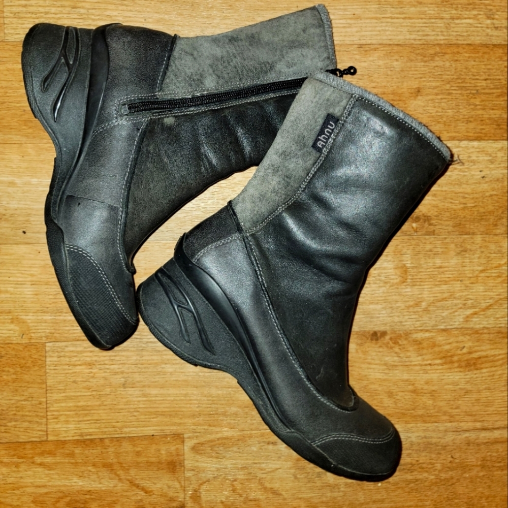 Ahnu Mid Wedge Boots